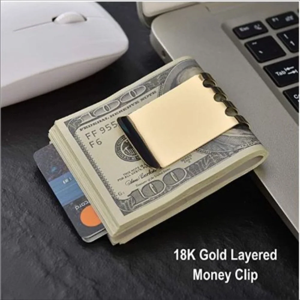 Money Clip Spring Steel Cash Clip New